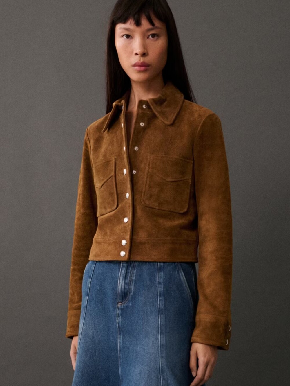 Mango Genuine Suede Western Jacket - Picture 3 of 8